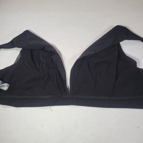 ASOS Design Black Adjustable Bralette Bikini Back Closure Top Size UK22/US18 - Picture 8 of 8